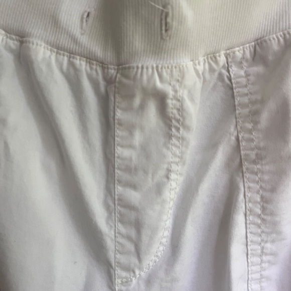 JNY JONES NEW YORK Sport Cargo Drawstring White Capri - Longer Shorts Cotton 6 - Picture 4 of 12